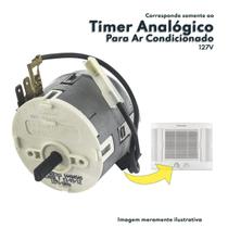 Timer Analógico 127V 60hz Para Ar Condicionado Janela EAM07F EM10F EAM10F Electrolux - 64484549