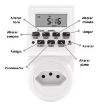 Timer Bivolt Temporizador Liga E Desliga