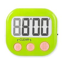 Timer Cronometro Digital De Cozinha Com Imã Geladeira -Verde