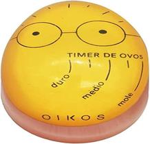 Timer de cozimento para ovos - oikos amarelo