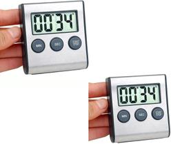 Timer de cozinha Kyzistn Digital Magnetic Countdown, pacote x2