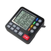 Timer De Cozinha Magnético Com LCD Grande, 4 Canais, Timer Digital De Contagem Regressiva,