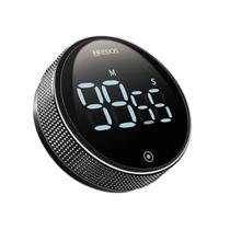 Timer de Cozinha Temporizador Cronômetro Digital Magnético Rotatório Eletrônico