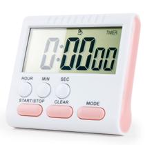 Timer De Cozinha Temporizador Relógio Cronômetro LCD Com Imã - Hxt