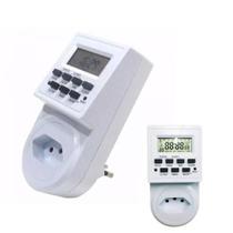 Timer Digita Bivolt Temporizador_ 9 Program Liga E Desliga - Bmax