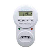 Timer Digital Bivolt 10A 250V QTD01 Programável Qualitronix