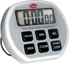 Timer Digital Cooper-Atkins TC6 Resistente a Respingos 7x6x2 cm Timer Digital Cooper-Atkins TC6 Resistente a Respingos 7x6x2 cm