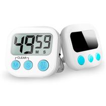 Timer Digital de Cozinha com Alarme Sonoro Cronômetro Visor Grande 99min