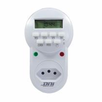 Timer Digital de Tomada Bivolt 56 Programações Semanais - DNI 6610