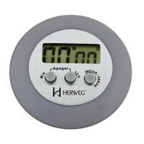 Timer Digital Herweg Cinza Chumbo 3308-303 Garantia