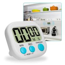 Timer Digital Ima Magnético Alarme Sonoro Cozinha Cronometro Regressivo Display Grande