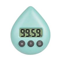 Timer Digital LCD À Prova d'Água Com Ventosa Para Cozinha, Banheiro E Cronometragem De Exercícios Em