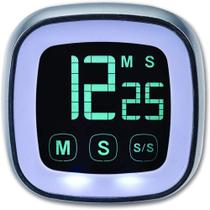 Timer Digital Magnético 7,5X7,5 Cm Daily Branco Ghidini