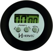 Timer Digital Preto Herweg 3308
