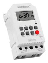 Timer Digital Programador Horario Tm630S 127,220v 30a Bivolt Din, painel