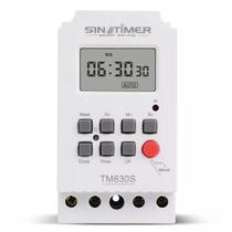 Timer Digital Programador Horário Tm630s 127,220v Bivolt 30a Din/painel