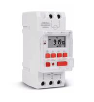 Timer Digital Programador Tm919-30a 110/220 Ou 24v 18on Din