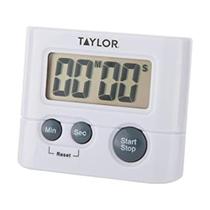 Timer Digital Taylor 99 Min 59 Seg Branco Compacto Timer Digital Taylor 99 Min 59 Seg Branco Compacto