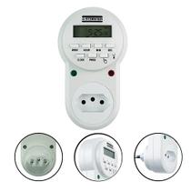 Timer digital temporizador tomada energia 10a bivolt 110/220v programa freezer geladeira bomba piscina Starfer