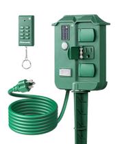 Timer externo Power Stake Timer DEWENWILS Waterproof 100FT Remote Timer externo Power Stake Timer DEWENWILS Waterproof 100FT Remote