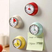 Timer Magnético Analógico Para Cozinha Estudo Temporizador Inox Timer Magnético Analógico Para Cozinha Estudo Temporizador Inox