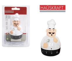 Timer Manual Culinário Modelo Chef para Até 60 Minutos Timer Manual Culinário Modelo Chef para Até 60 Minutos