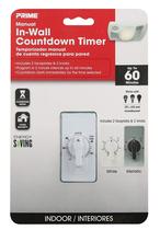 Timer Prime Wire & Cable TNIW060 Mostrador de contagem regressiva de 60 minutos Timer Prime Wire & Cable TNIW060 Mostrador de contagem regressiva de 60 minutos