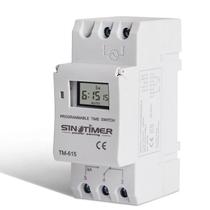 Timer Programador Digital Horário TM-615 28 On/off 220v Din