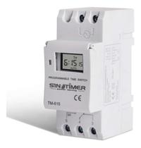 Timer Programador Tm-615 220v 16a 28on/28off Din 4 Pçs