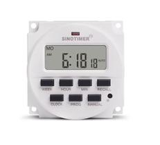 Timer Relé Temp Programável 16 Prog X 7 Dias 12v