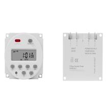 Timer Relé Temp Programável 8 Prog X 7 Dias 1.s (24v )