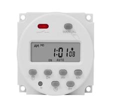 Timer Relé Temp Programável 8 Prog X7 Dias Min 1 S 220v