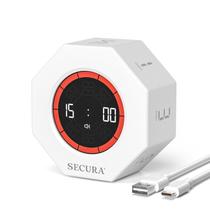Timer Secura Pomodoro Cubo Flip 7 Predefinições USB-C Timer Secura Pomodoro Cubo Flip 7 Predefinições USB-C