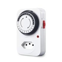 Timer Temporizador Analógico Bivolt - 10A - 48 Programações - Switch Manual - Elgin 46RTIMERANOO Timer Temporizador Analógico Bivolt - 10A - 48 Programações - Switch Manual - Elgin 46RTIMERANOO