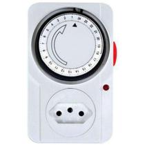 Timer Temporizador Analógico Plug Liga E Desliga Aparelhos Bivolt - KP
