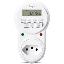 Timer Temporizador Digital 10a 2p+t Com Programação Automática