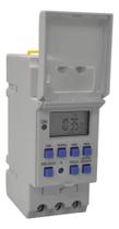 Timer Temporizador Digital 110V 220V Bivolt 10A Din 35Mm Ilu