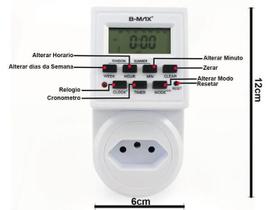 Timer Temporizador Digital Bivolt - B-max