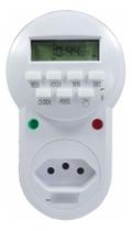Timer temporizador Digital De Tomada Bivolt 56 Programações Semanais