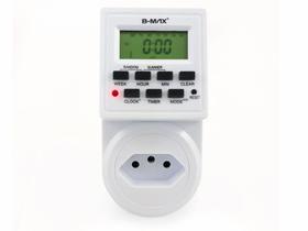 Timer Temporizador Digital LCD Tomada Bivolt 2.200w 10a - B-Max