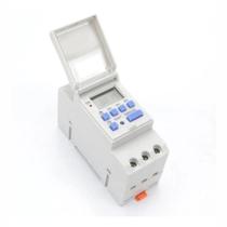 Timer Temporizador Digital Trilho Din 12v Acdc 16a