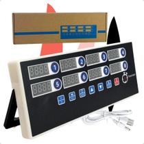 Timer Temporizador Portatil 8 Canais Digital Cozinha Pratead