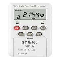 Timer Temporizador Programável 30A 12V-220V - Snetec STDP-30
