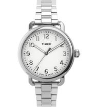 Timex Feminino TW2U13700 Padrão 34mm Prata-Tom Stainles