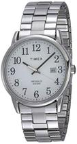 Timex Relógio Easy Reader com pulseira de expansão de data de 38 mm