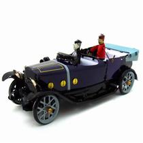 Tin Toy Car Wokex Retro Convertible Clockwork Wind Up 17 cm