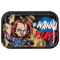Tin Tray Silver Buffalo Chucky Quer jogar 28,7 x 18,8 cm