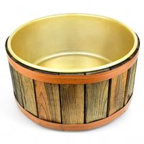 Tina Escalda Pés Bacia Pedicure, Balde Newborn, Ofurô Pinus Dourada Premium Tina Escalda Pés Bacia Pedicure, Balde Newborn, Ofurô Pinus Dourada Premium