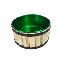 Tina para escalda pés em pinus e pintura premium Tina para escalda pés em pinus e pintura premium