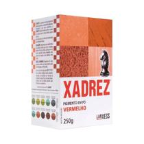 Tingidor Corante Pigmento Pó Xadrez Vermelho 250g Lanxess Tingidor Corante Pigmento Pó Xadrez Vermelho 250g Lanxess